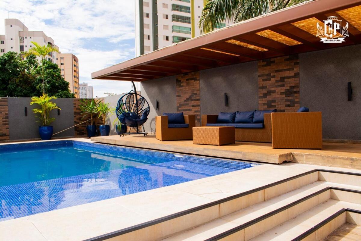 Elegancia & Conforto Flat Mobiliado Goiânia Exterior foto